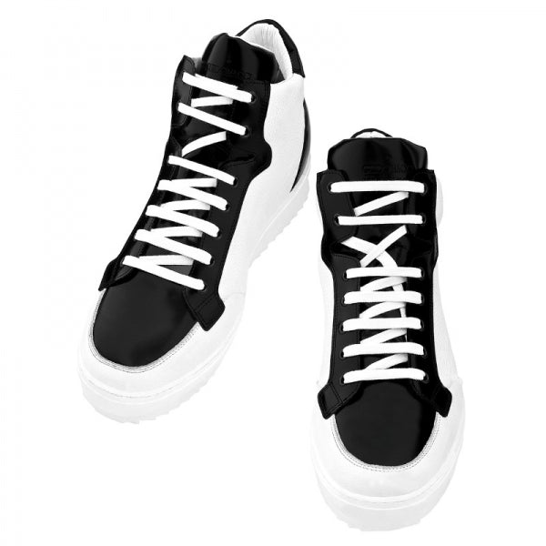 Guido Maggi Florida Full Grain Shoes White and Black