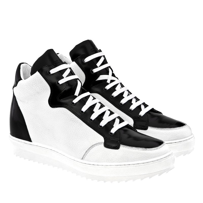 Guido Maggi Florida Full Grain Shoes White and Black