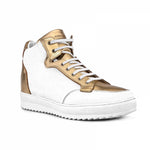 Guido Maggi France Full Grain Shoes White and Golden