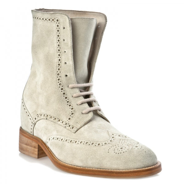 Guido Maggi Gloria Calf Leather Boots Ice Grey Suede