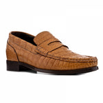 Guido Maggi Hawaii Baby Crocodile Leather Shoes Brown
