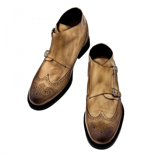 Guido Maggi Holland Full Grain Shoes Light Brown Burnished