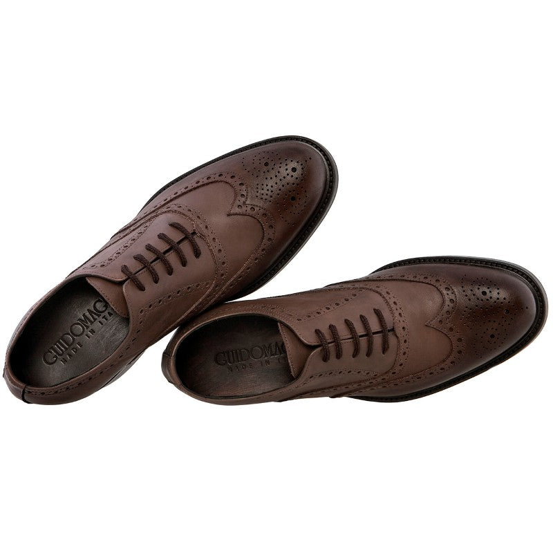 Guido Maggi Houston Full Grain Shoes Brown Burnished