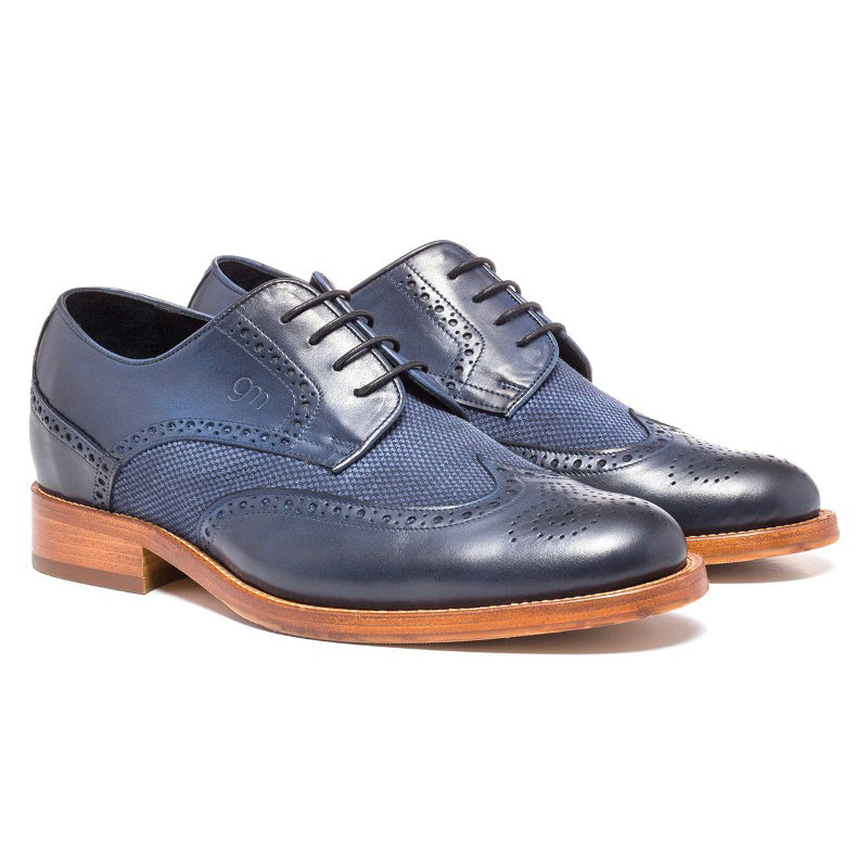 Guido Maggi Hoxton Full Grain Shoes Navy Blue