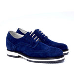Guido Maggi Iceland Suede Calfskin Shoes Navy Blue