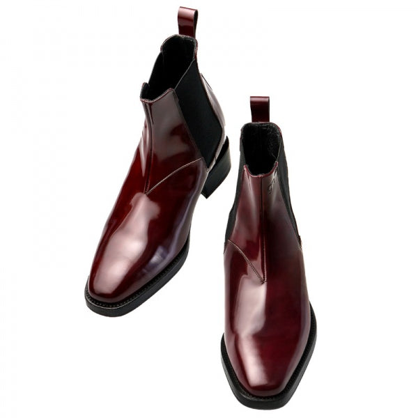 Guido Maggi India Calf Skin Boots Shiny Bordeaux
