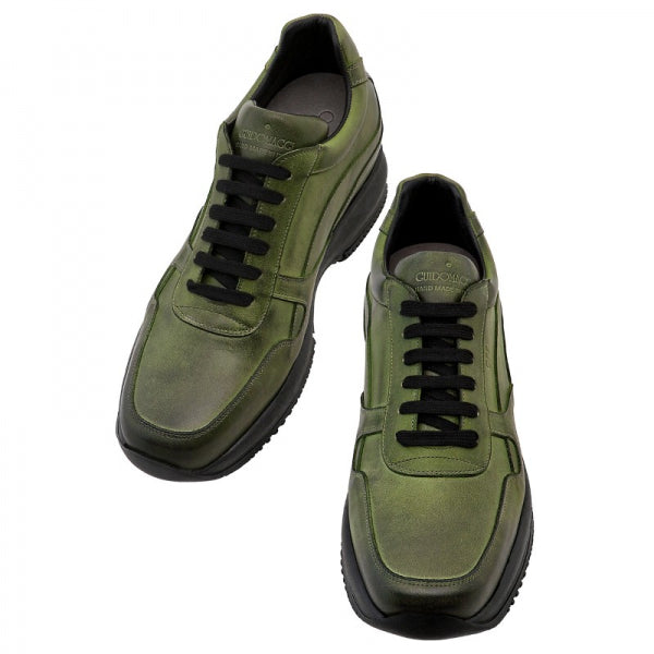 Guido Maggi Ireland Full Grain Shoes Olive Green Burnished