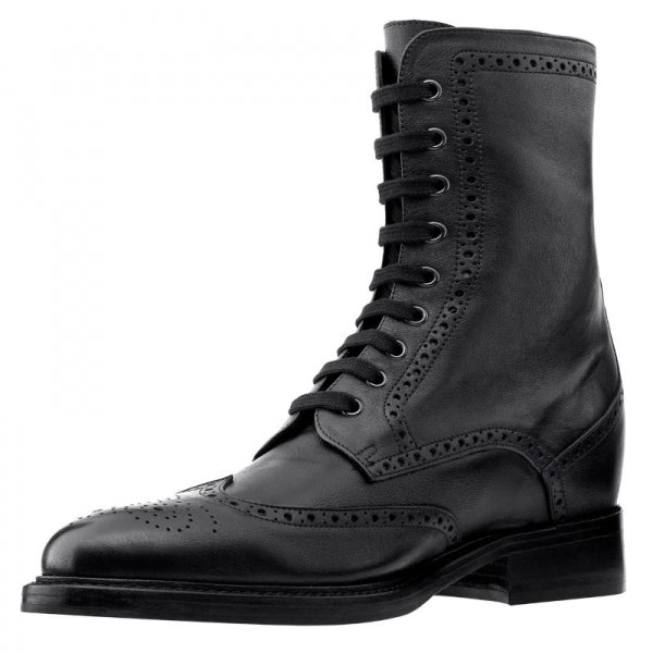 Guido Maggi Jessica Calf Leather Boots Dark Brown