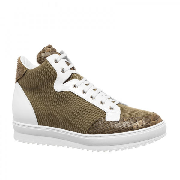 Guido Maggi Kenya Technical Fabric Shoes Military Green