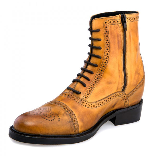 Guido Maggi Las Vegas Full Grain Boots Yellow Burnished