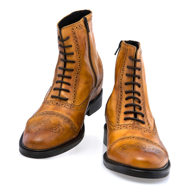 Guido Maggi Las Vegas Full Grain Boots Yellow Burnished