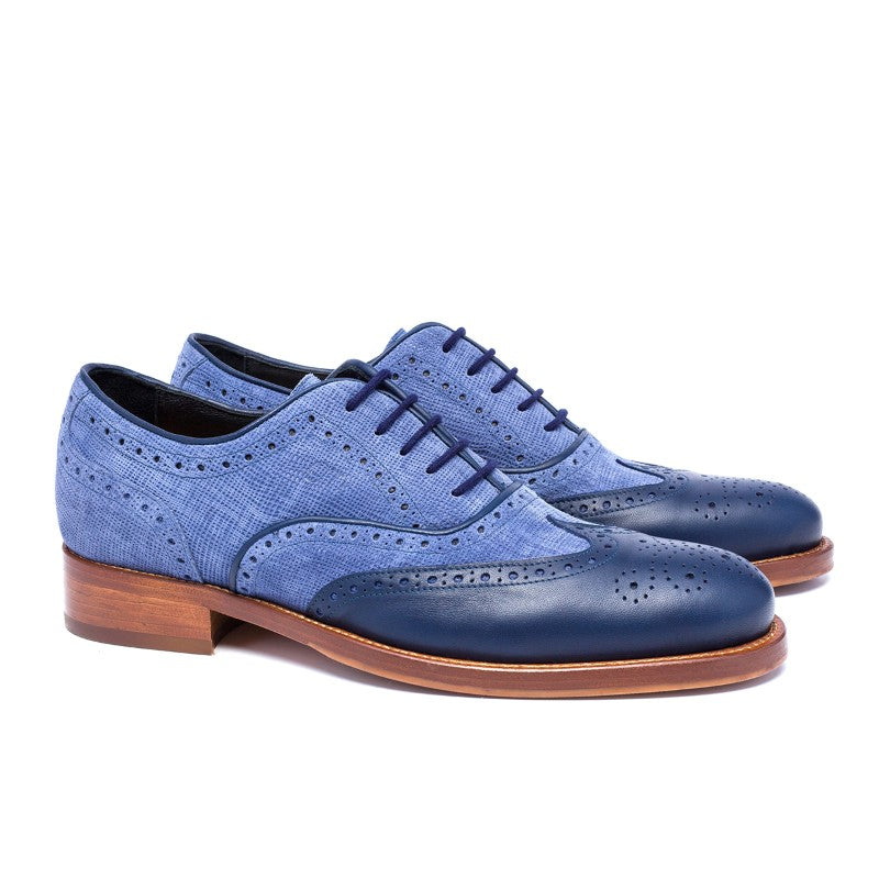 Guido Maggi Leicester Full Grain Shoes Blue
