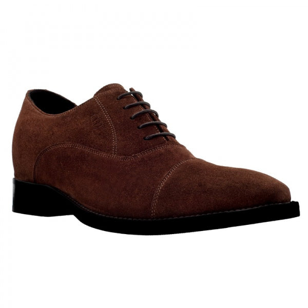 Guido Maggi Liverpool Suede Calf Leather Shoes Dark Brown