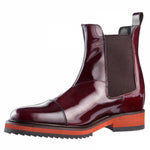 Guido Maggi London Calfskin Boots Bordeaux Shiny Burnished