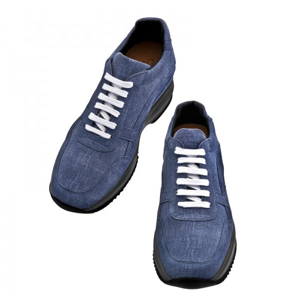 Guido Maggi Lyon Epi Leather Shoes Blue
