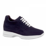 Guido Maggi Malaga Calf Leather Shoes Navy Blue Suede