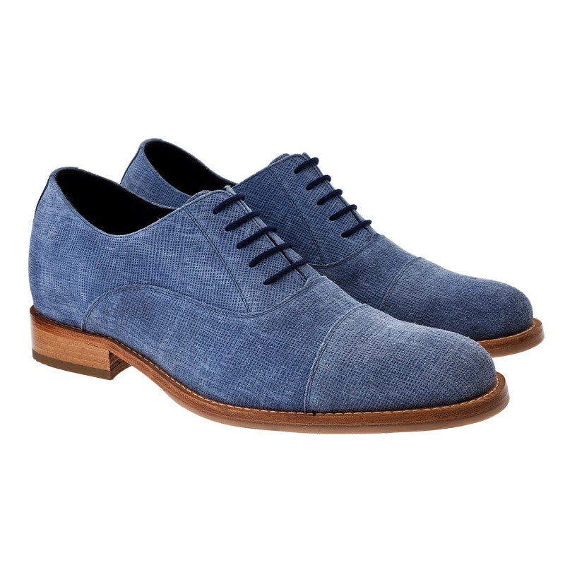 Guido Maggi Marseille Epi Leather Shoes Blue
