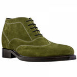 Guido Maggi Mayfair Calf Leather Boots Green Suede