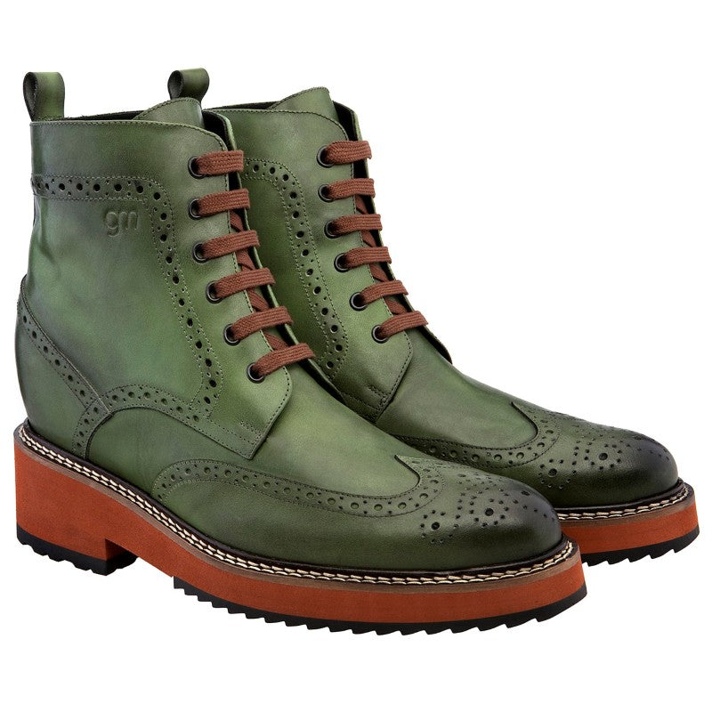 Guido Maggi Melbourne Full Grain Boots Olive Green