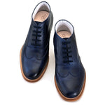 Guido Maggi Memphis Full Grain Boots Blue Burnished
