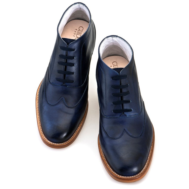 Guido Maggi Memphis Full Grain Boots Blue Burnished