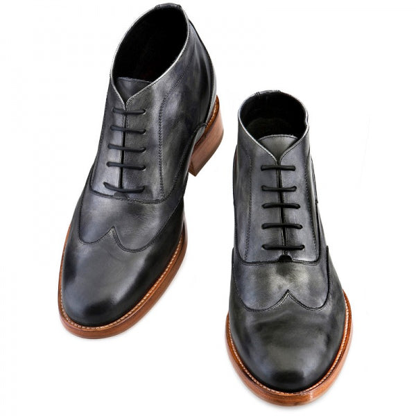 Guido Maggi Memphis Full Grain Boots Grey Burnished