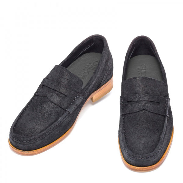 Guido Maggi Mongolia Calfskin Shoes Black Oiled