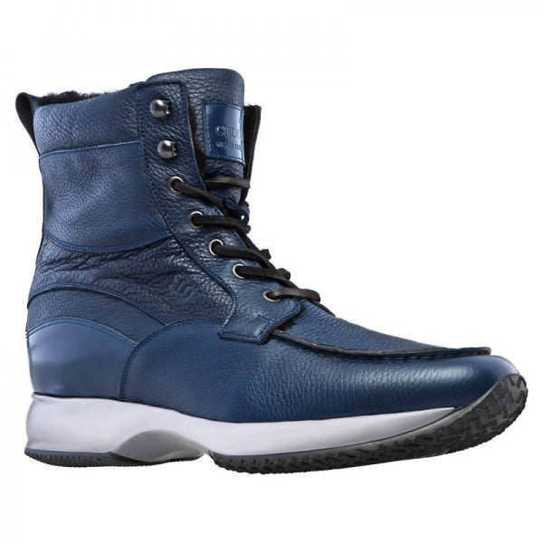 Guido Maggi Moscow Full Grain Shoes Blue Textured