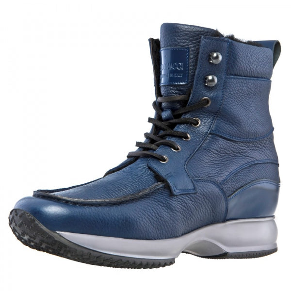 Guido Maggi Moscow Full Grain Shoes Blue Textured