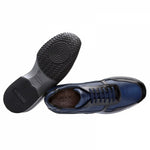 Guido Maggi Munich Full Grain Shoes Blue Textured