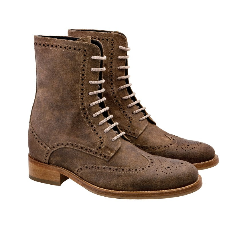 Guido Maggi Nashville Waxed Leather Boots Antique Brown