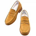 Guido Maggi Natal Calf Leather Shoes Mustard Suede