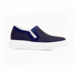 Guido Maggi New Zealand Calf Leather Shoes Navy Blue Suede