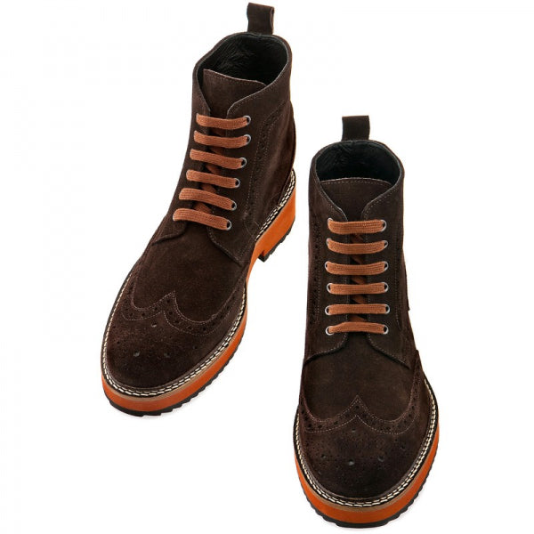Guido Maggi NoLita Calf Leather Boots Brown Suede