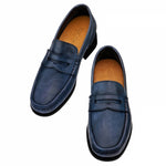 Guido Maggi Orlando Full Grain Leather Shoes Blue Burnished