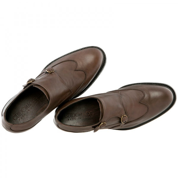 Guido Maggi Ostuni Full Grain Leather Shoes Dark Brown