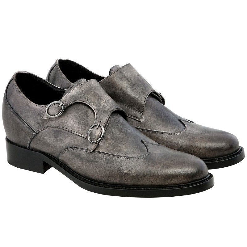 Guido Maggi Ostuni Full Grain Leather Shoes Grey Burnished