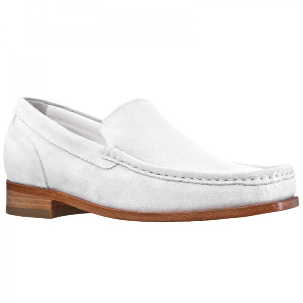 Guido Maggi Panama Calf Leather Shoes White Suede