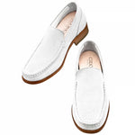 Guido Maggi Panama Calf Leather Shoes White Suede