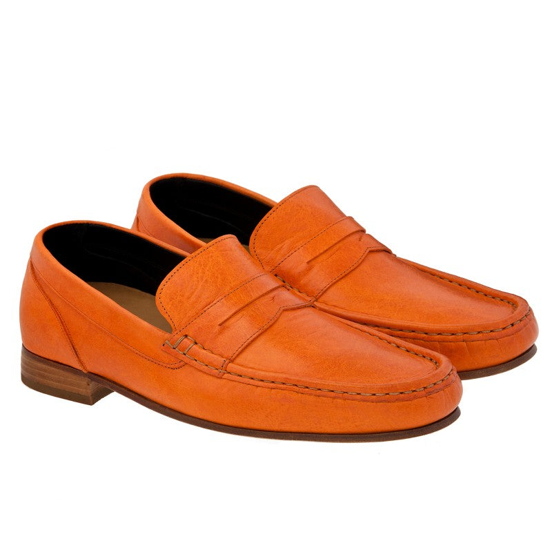 Guido Maggi Paraguay Full Grain Shoes Orange