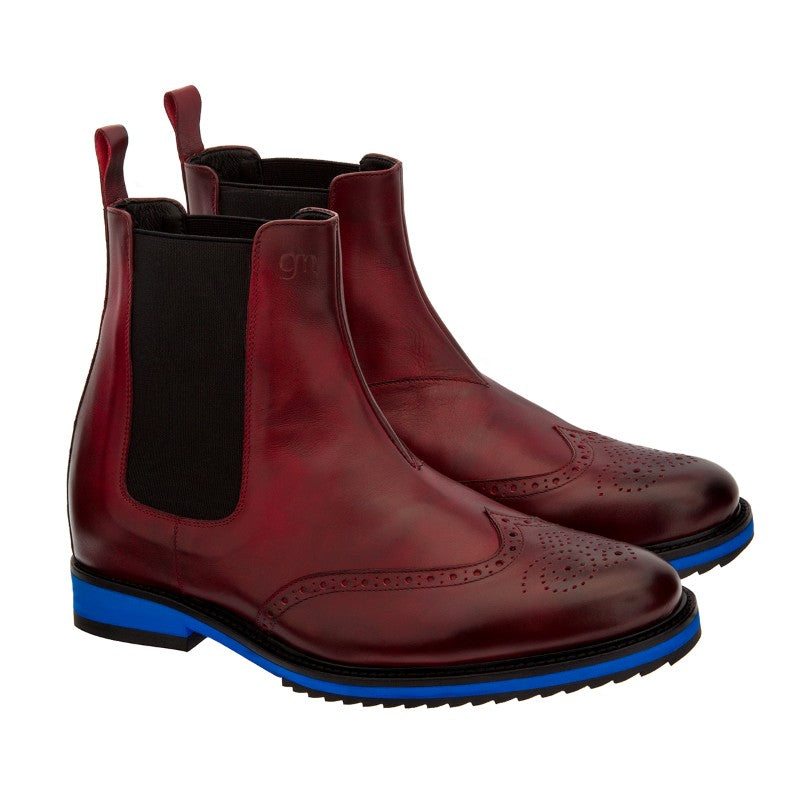 Guido Maggi Pelican Hill Full Grain Boots Bordeaux Red
