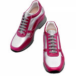 Guido Maggi Perth Full Grain Shoes Fuchsia and Grey