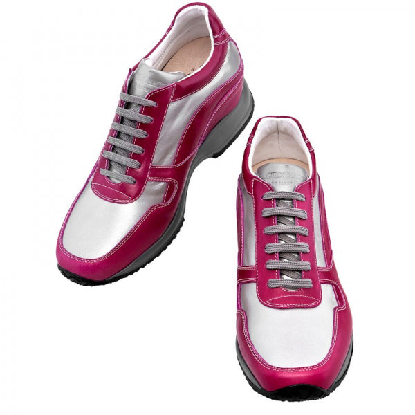 Guido Maggi Perth Full Grain Shoes Fuchsia and Grey
