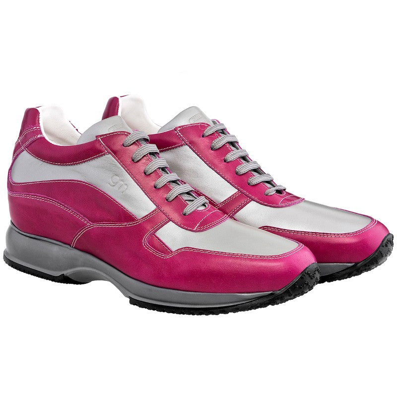 Guido Maggi Perth Full Grain Shoes Fuchsia and Grey