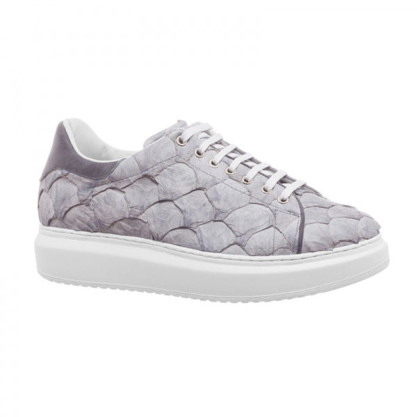 Guido Maggi Pitti Piracucu Leather Skin Shoes Grey