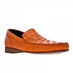 Guido Maggi Port Elizabeth South African Ostrich Leather Shoes Brown