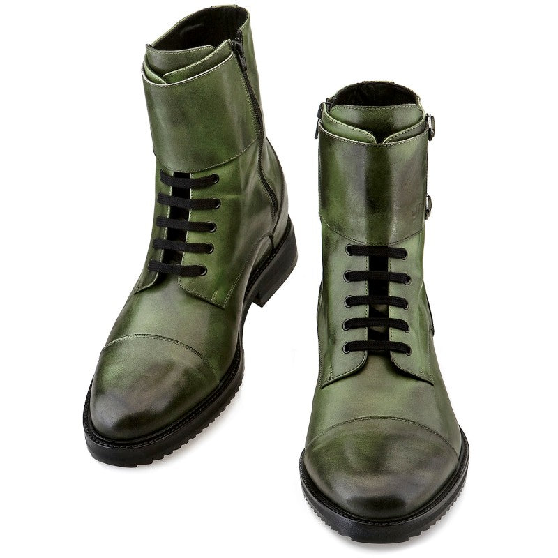Guido Maggi Portland Full Grain Boots Olive Green