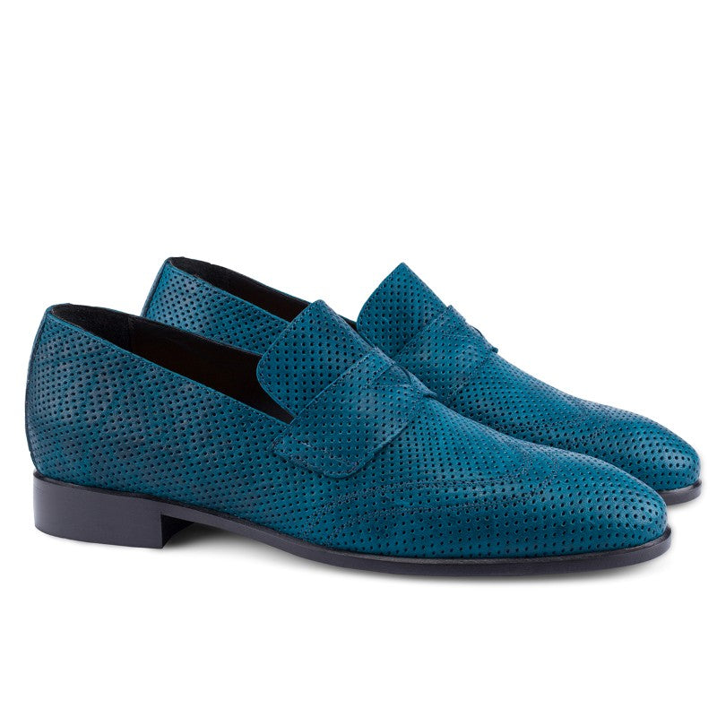 Guido Maggi Porto Alegre Leather Shoes Blue