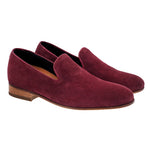 Guido Maggi Porto Cervo Calf Leather Shoes Burgundy Suede