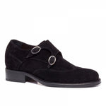 Guido Maggi Post Street Suede Calfskin Shoes Dark Brown